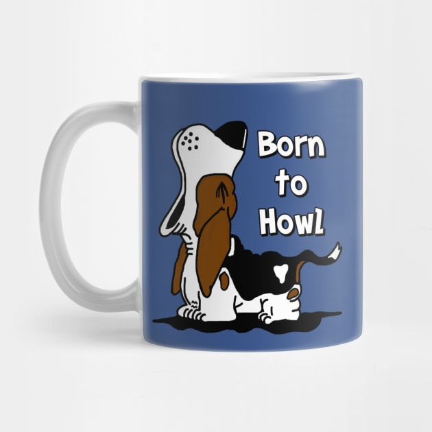 Born to Howl Basset Hound by imphavok